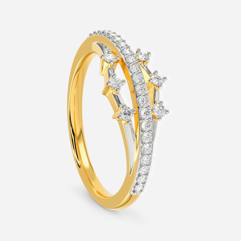 Glitzy Evening Diamond Rings image