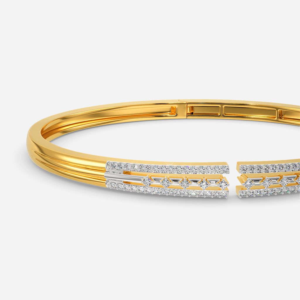 Dazzling Night Diamond Bangles