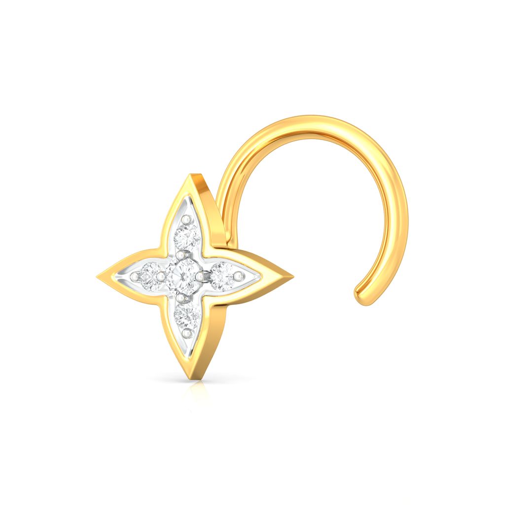 Lucky Star Diamond Nose Pins