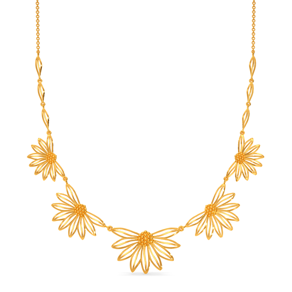 Bouquet for You Gold Necklaces