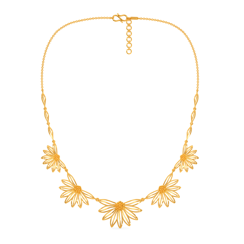Bouquet for You Gold Necklaces