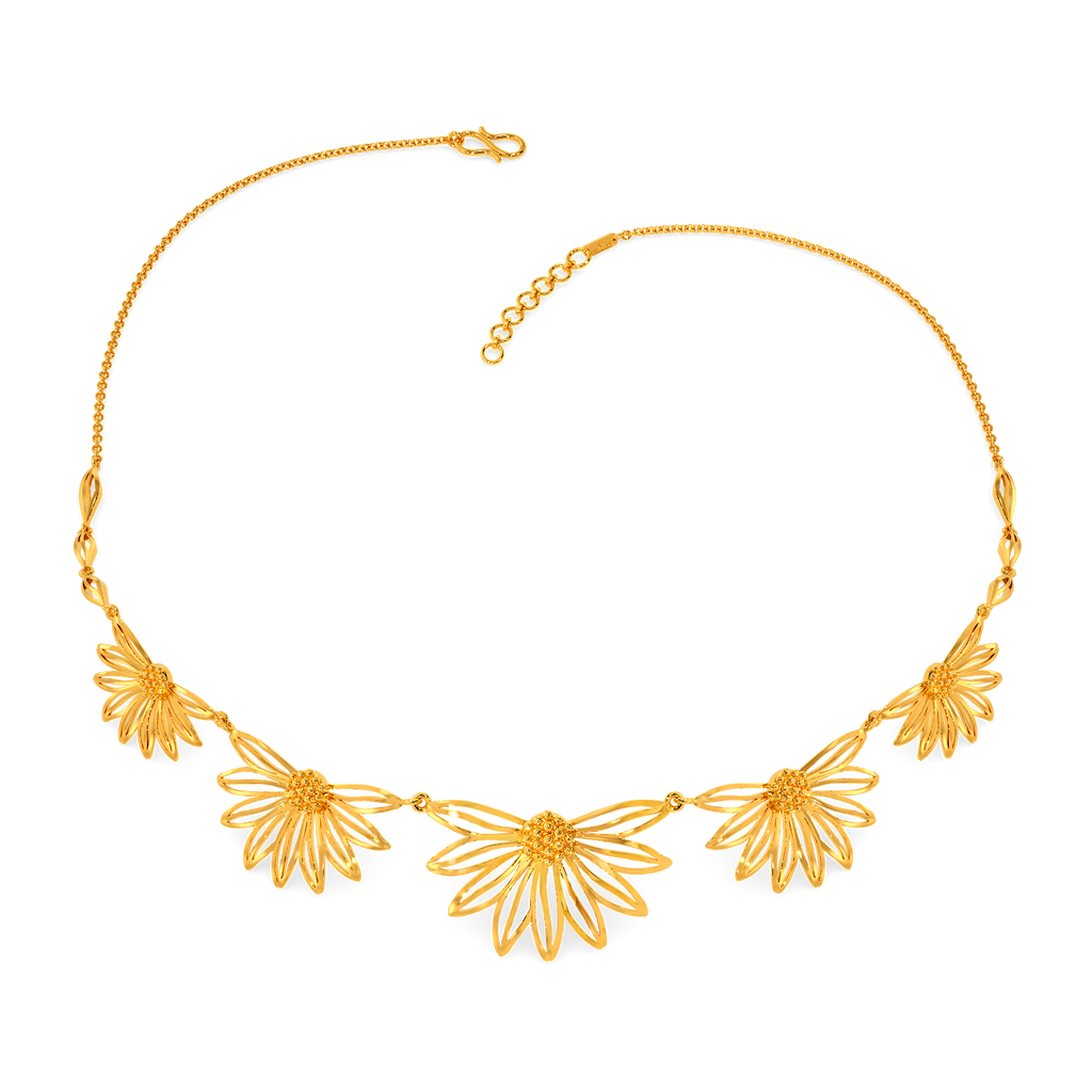 Bouquet for You Gold Necklaces