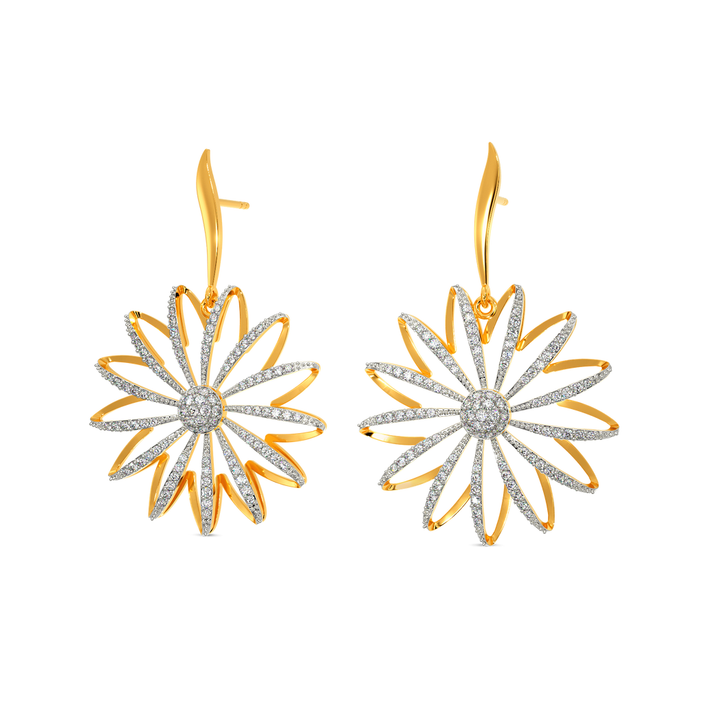 Blooming Tales Diamond Earrings