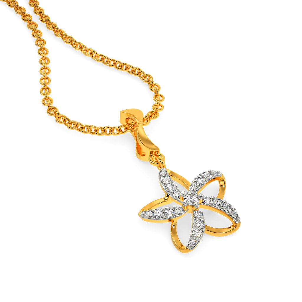 Flora Obsessed Diamond Pendants