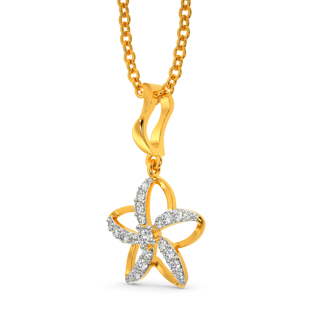 Flora Obsessed Diamond Pendants