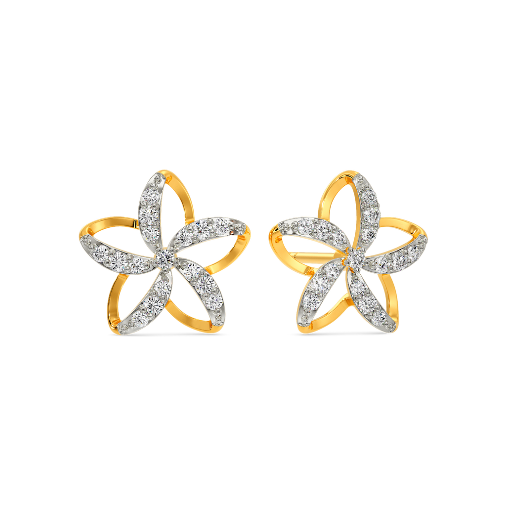 Flora Obsessed Diamond Earrings