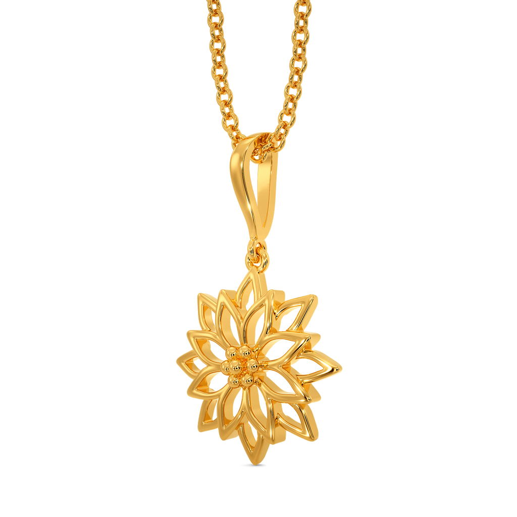 Beauty in Bloom Gold Pendants