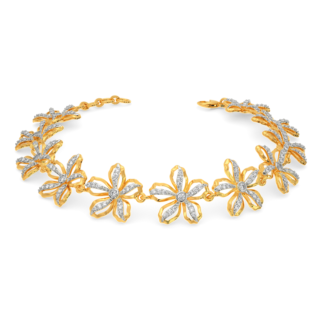 Petals Story Diamond Bracelets