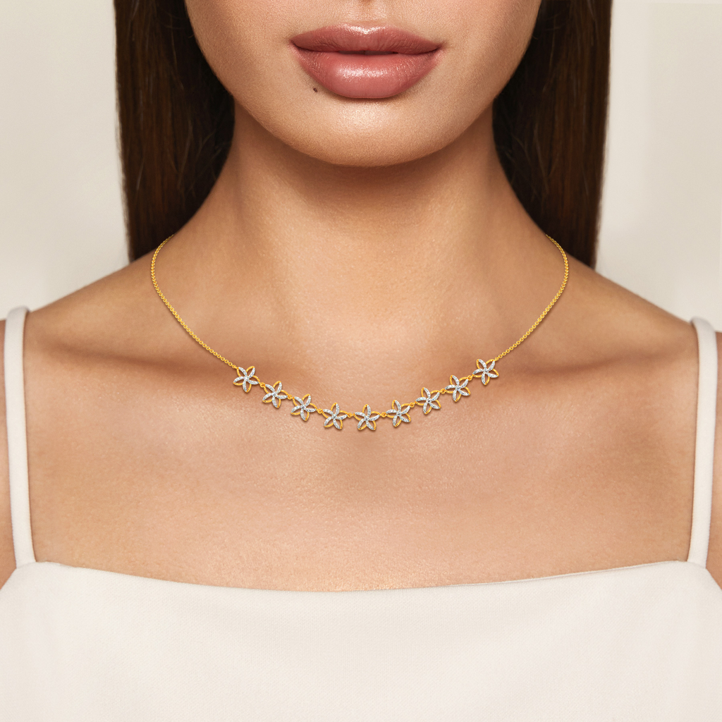 Flora Obsessed Diamond Necklaces