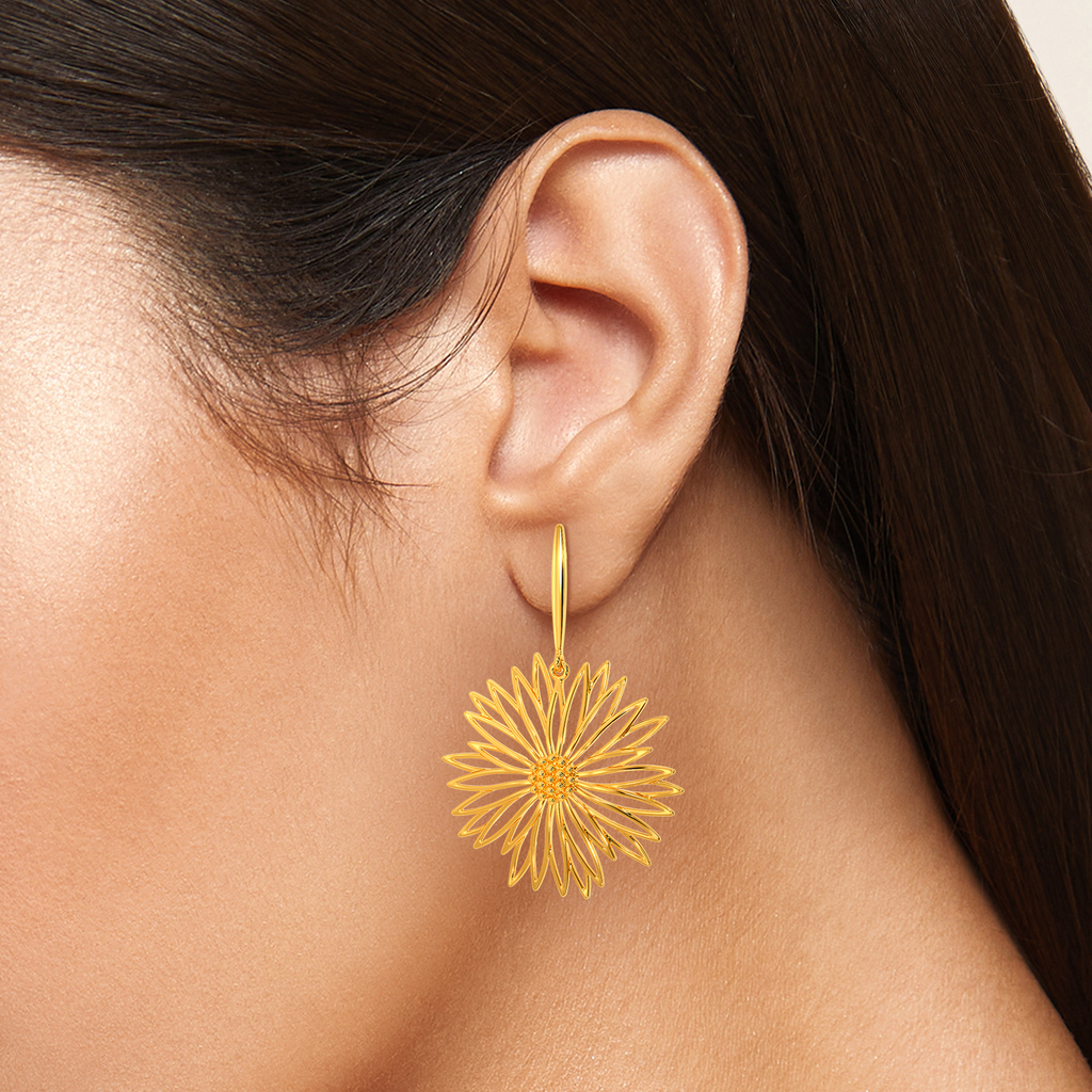 Beauty in Bloom Gold Earrings