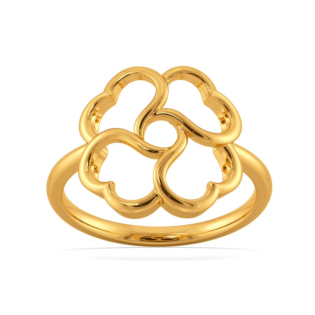 Petal Poise Gold Rings alternate view 3