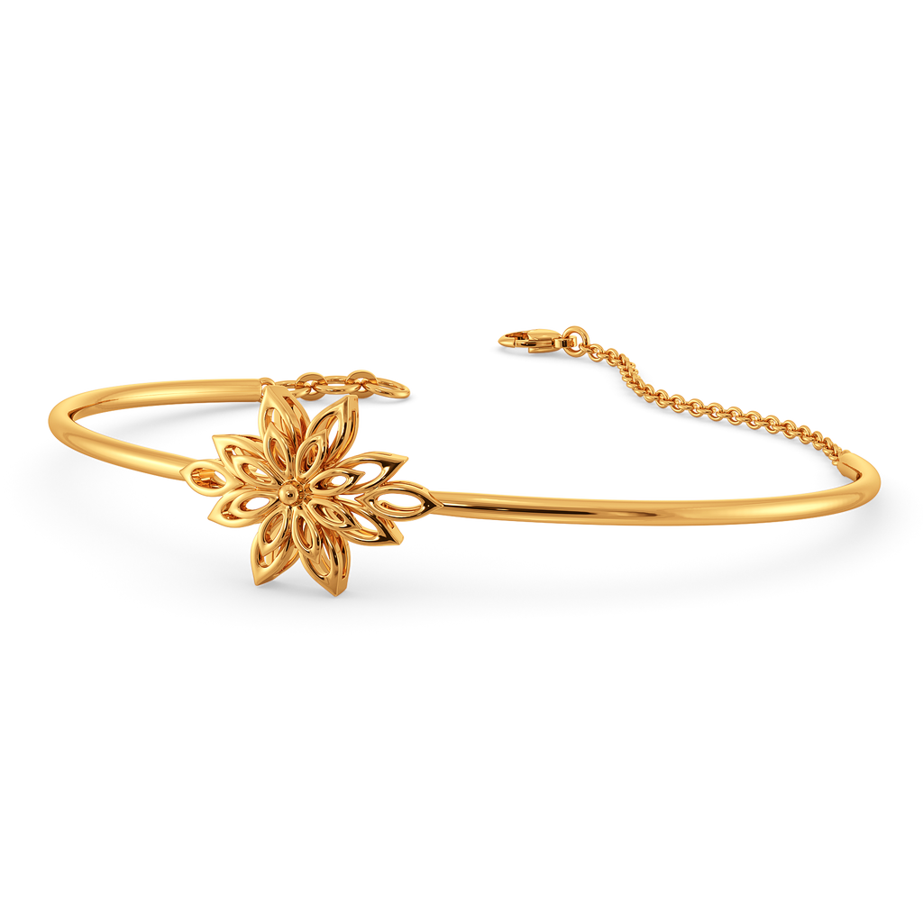 Garden Glow Gold Bangles