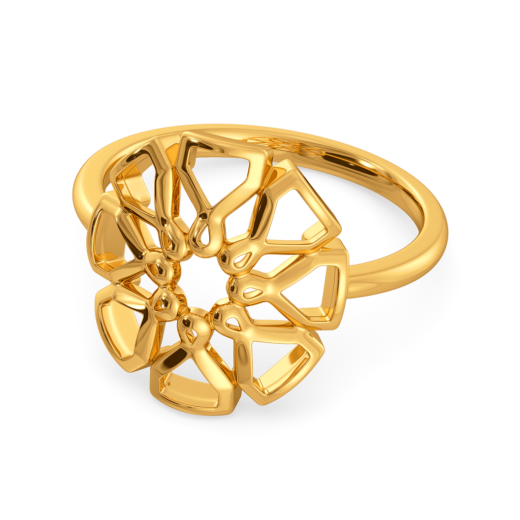 Fresh Petals Gold Rings alternate view 2