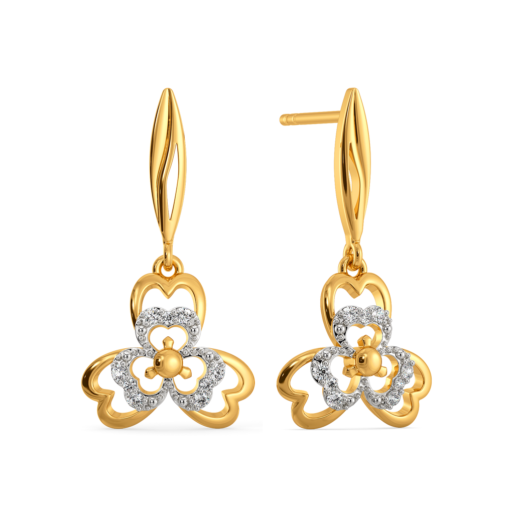 Petal Edit Diamond Earrings