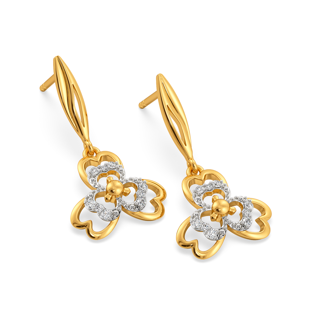 Petal Edit Diamond Earrings