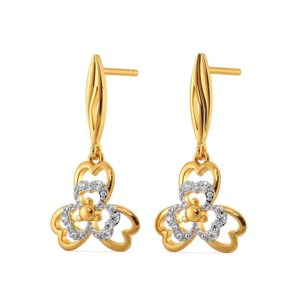Petal Edit Diamond Earrings