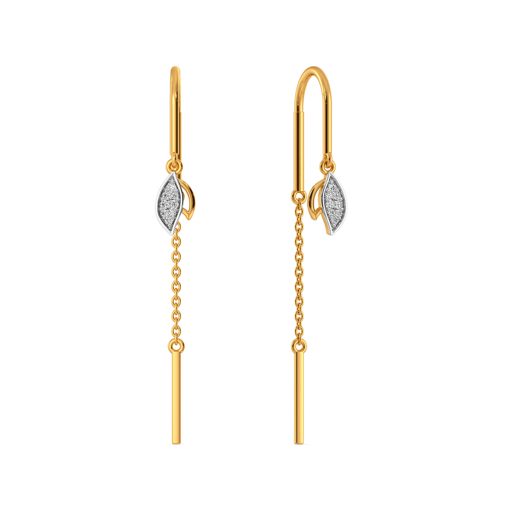 Bloom Pave Diamond Earrings