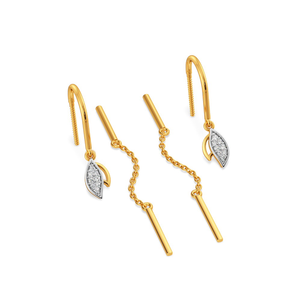 Bloom Pave Diamond Earrings