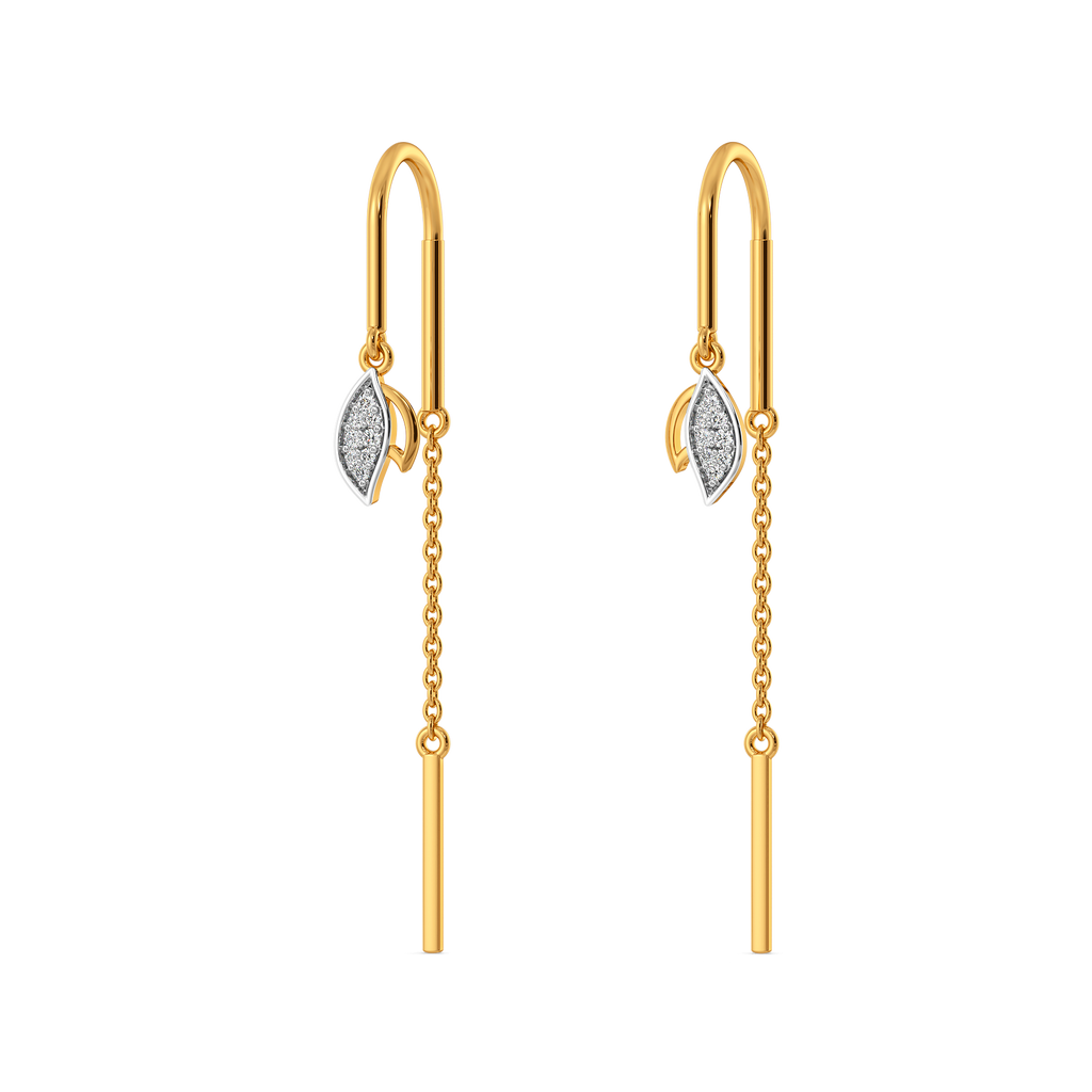 Bloom Pave Diamond Earrings