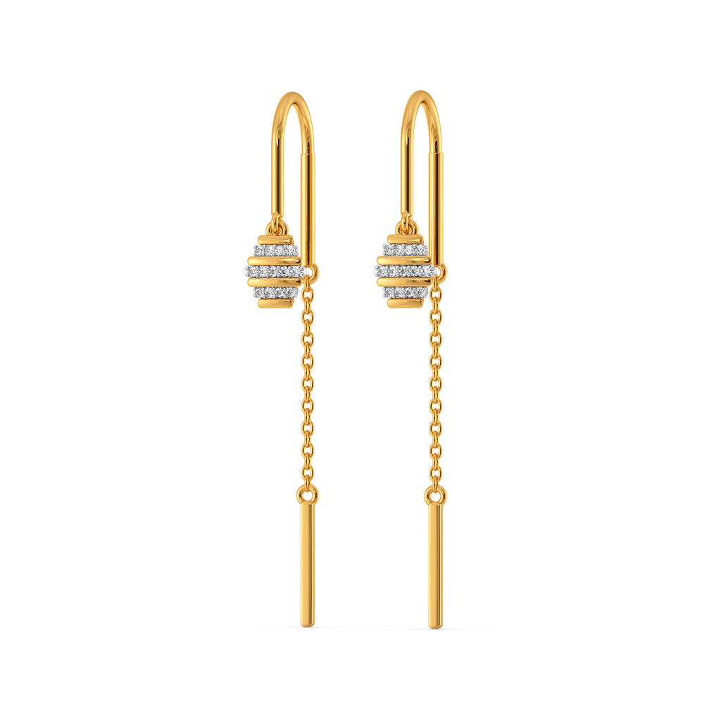 Barrel Lumiere Diamond Earrings