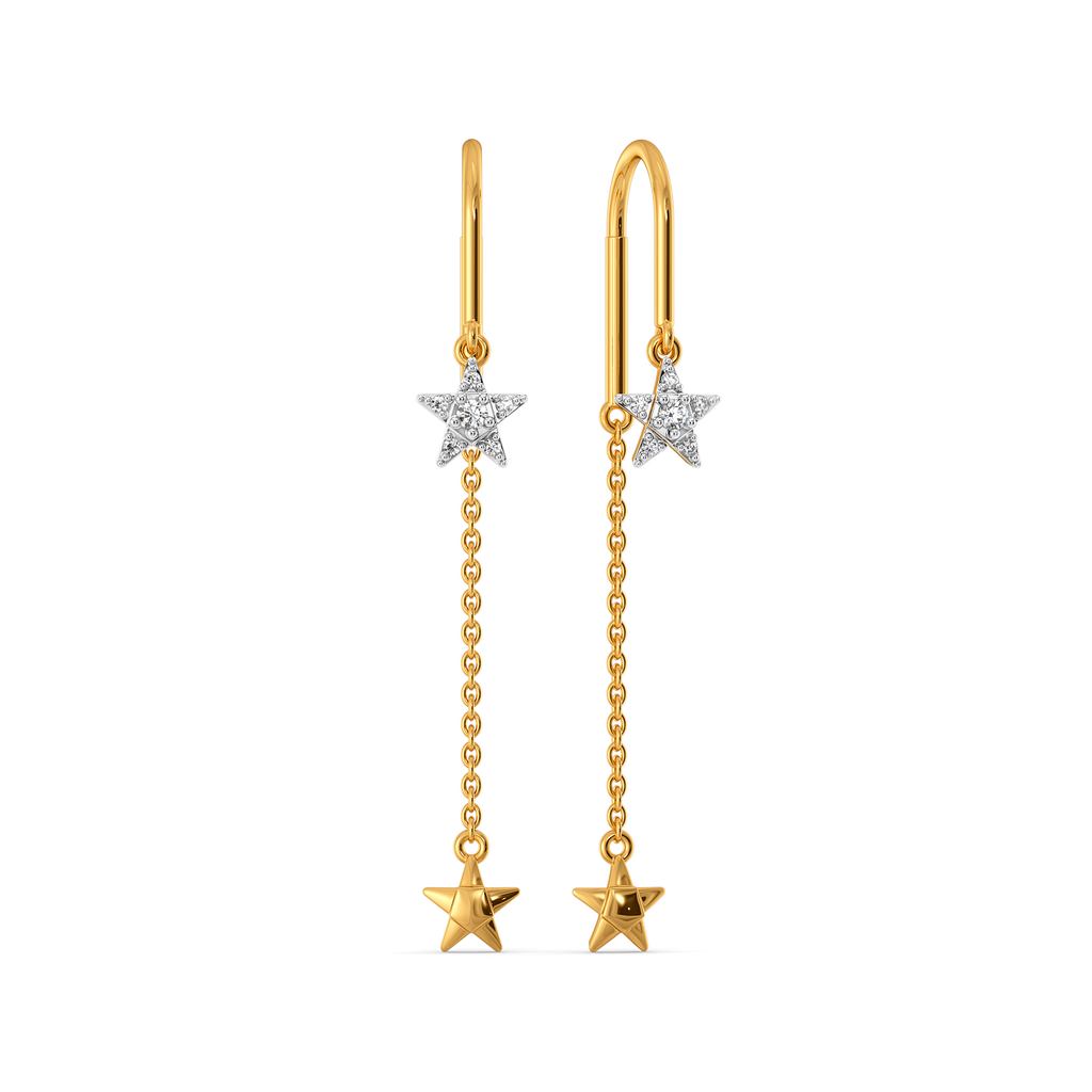 Starburst Diamond Earrings
