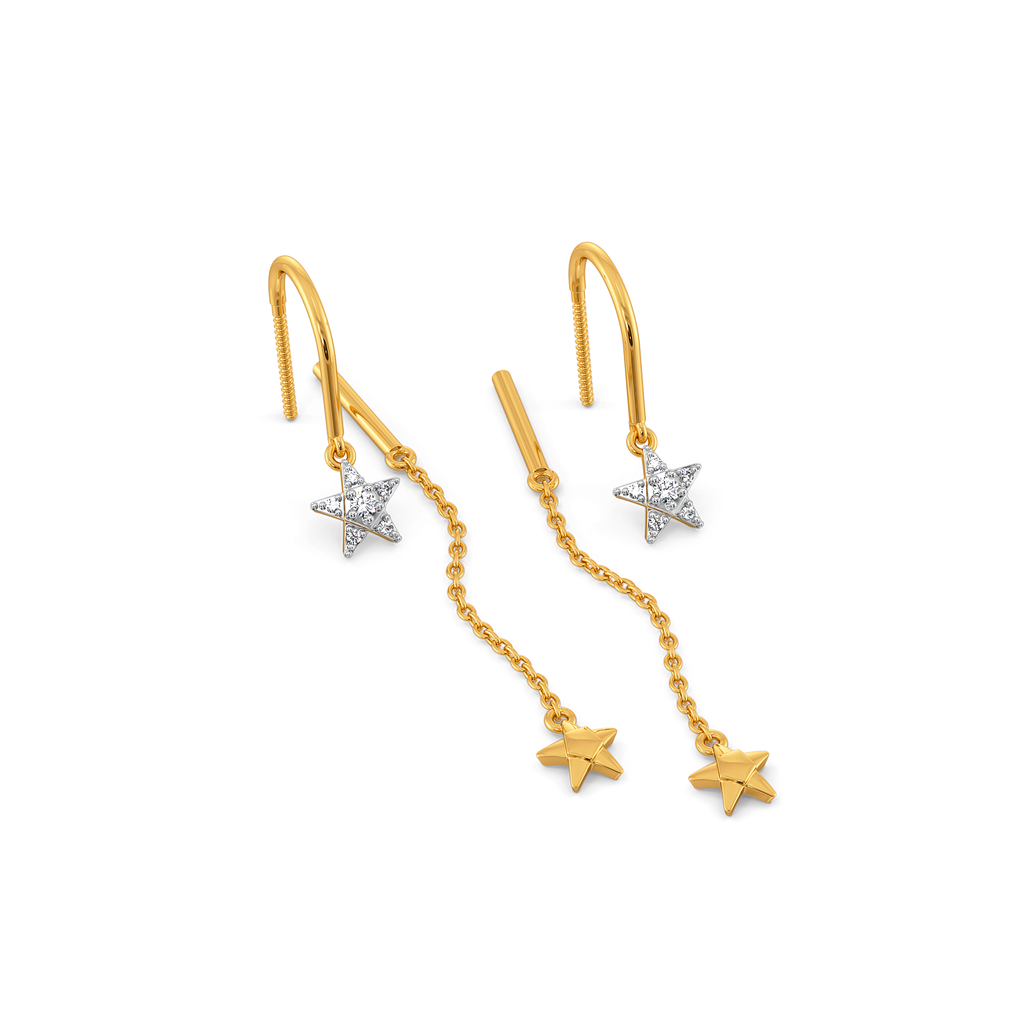 Starburst Diamond Earrings
