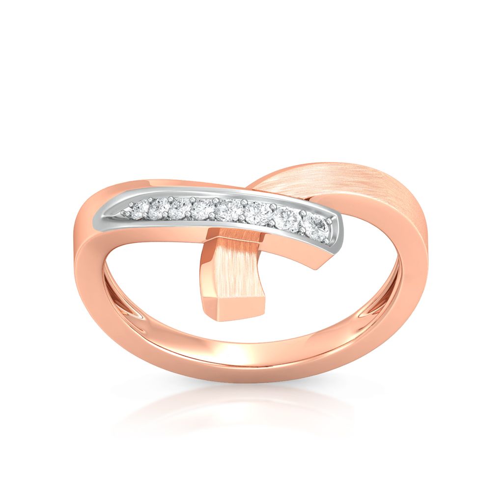 Ribbon Loop Diamond Rings alternate view 3