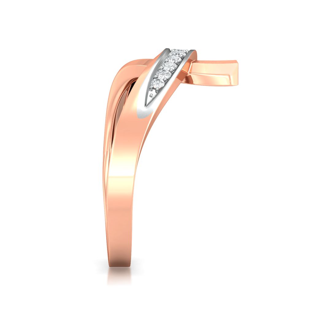 Ribbon Loop Diamond Rings image