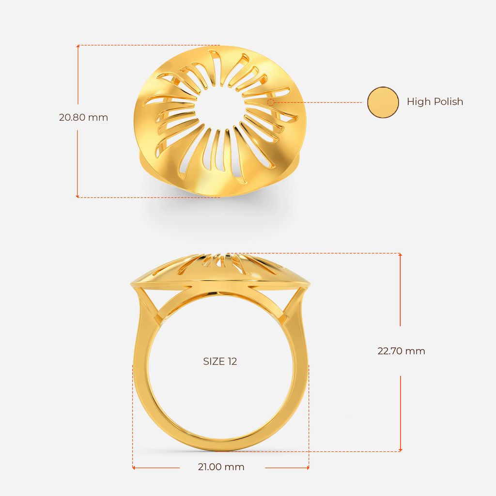 Sunny Day Out Gold Rings image