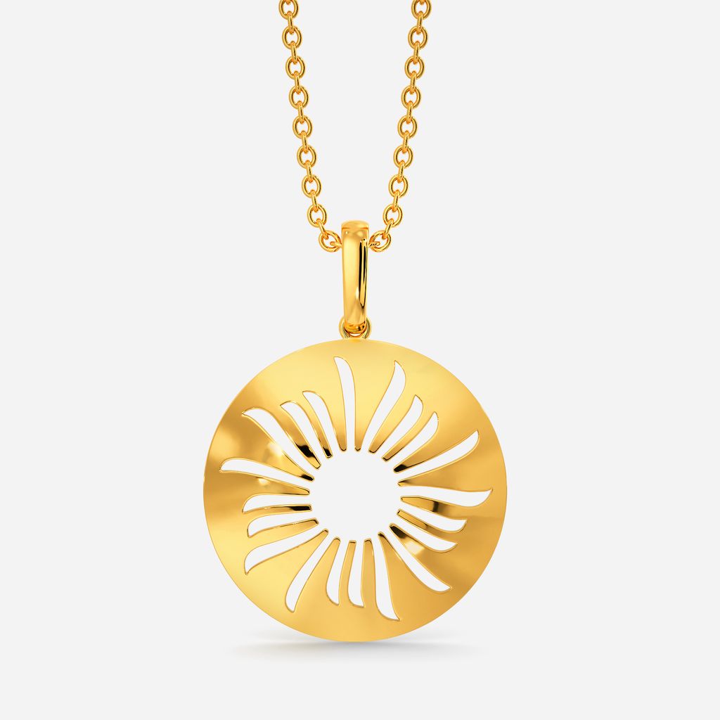 Sunny Day Out Gold Pendants