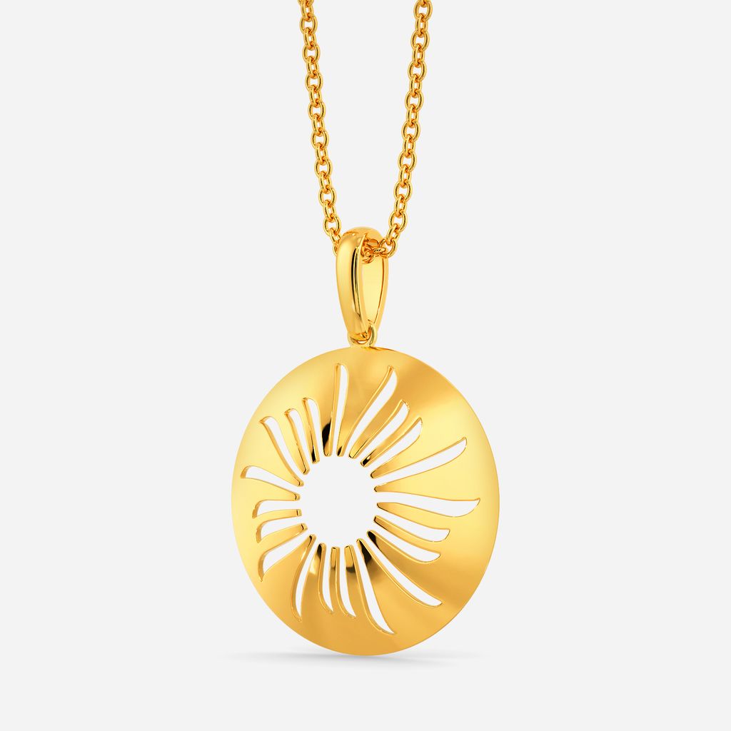 Sunny Day Out Gold Pendants