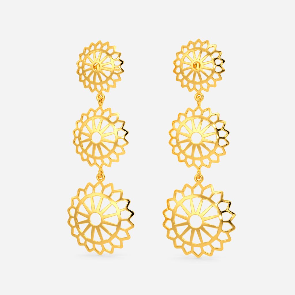 Sunny Surprise Gold Earrings