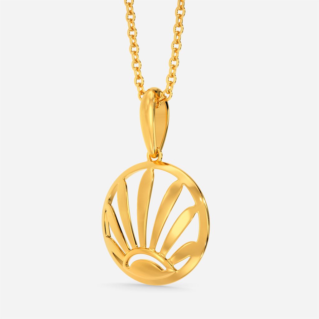 Sun Tuned Gold Pendants
