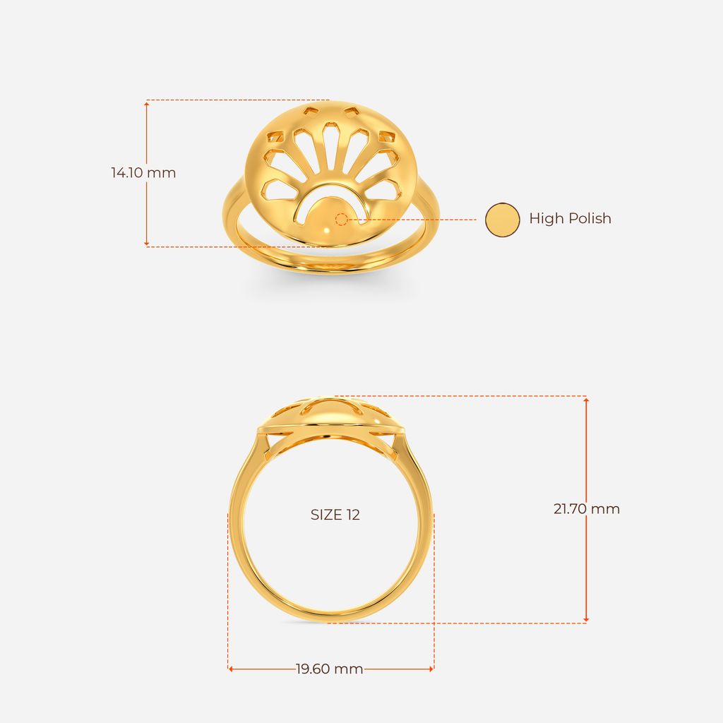 My Kinda Sunshine Gold Rings image