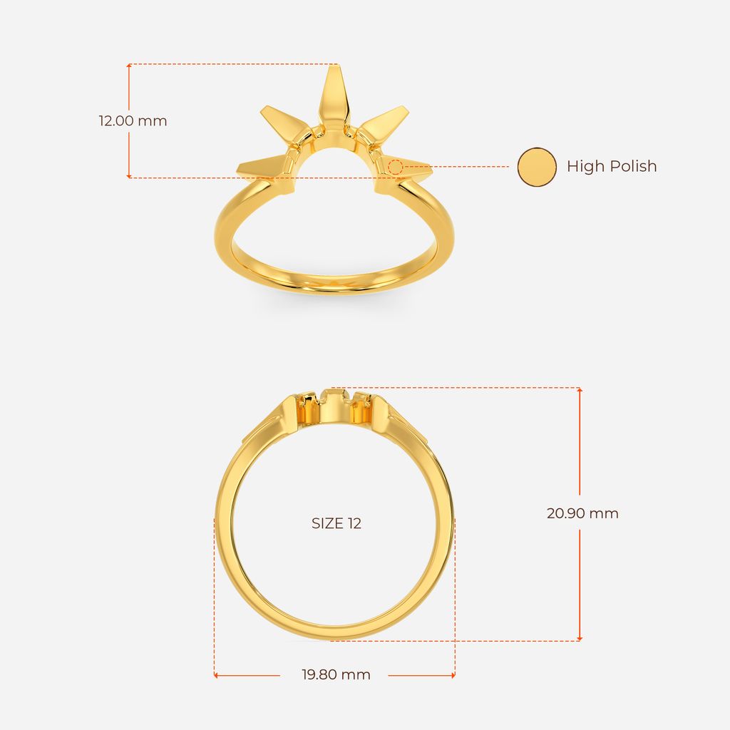 Slay in Sunray Gold Rings image