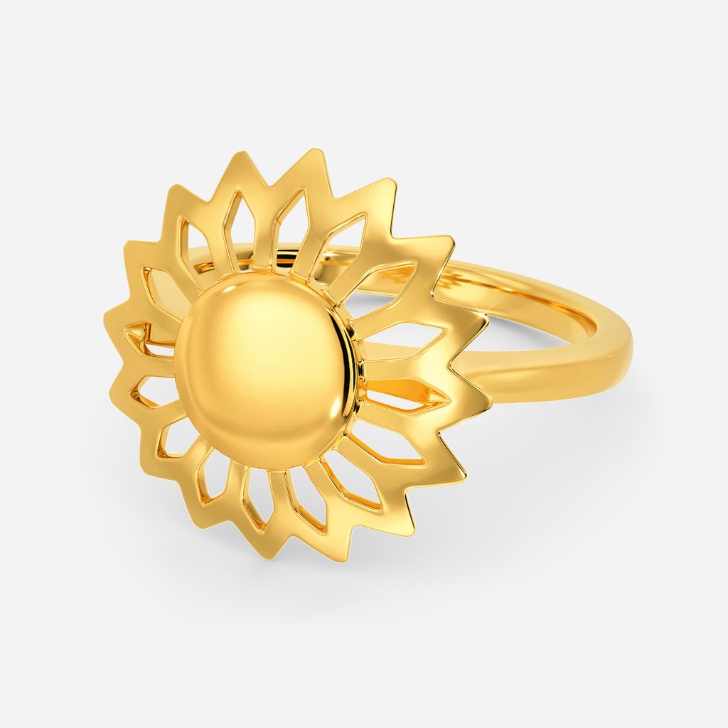 Spirit O Sun Gold Rings alternate view 2