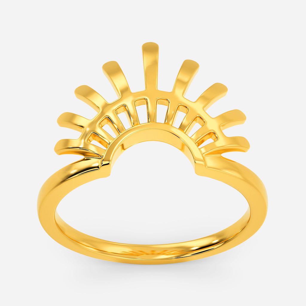 Sunset Soiree Gold Rings alternate view 3