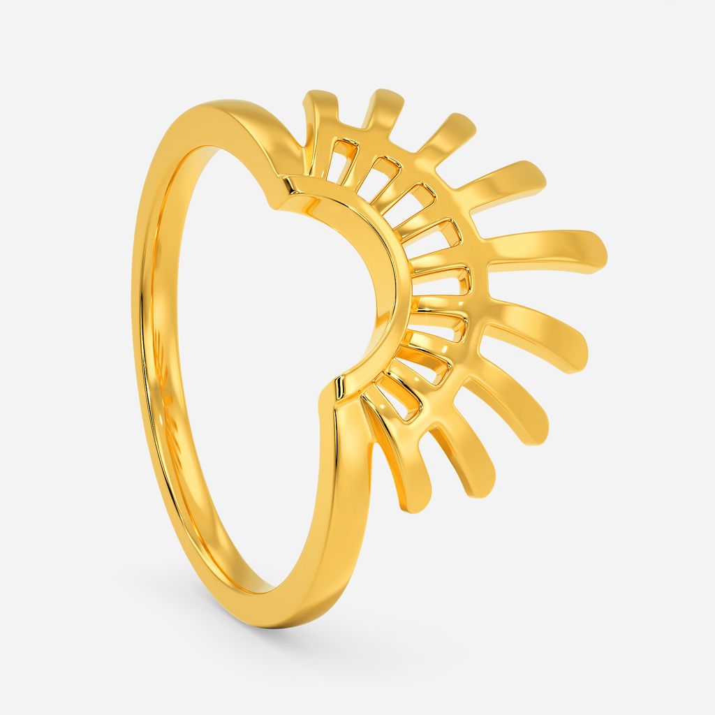 Sunset Soiree Gold Rings image