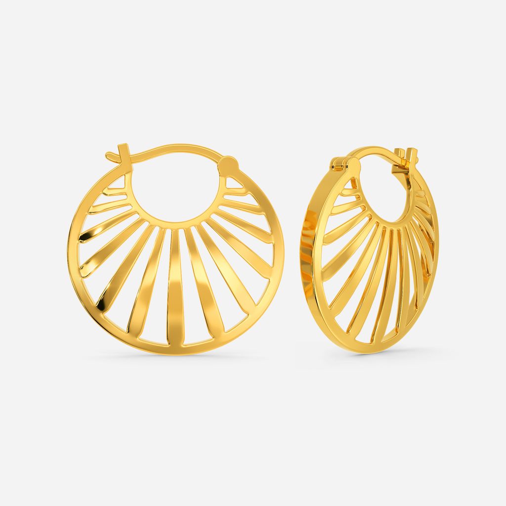 Sunset Soiree Gold Earrings