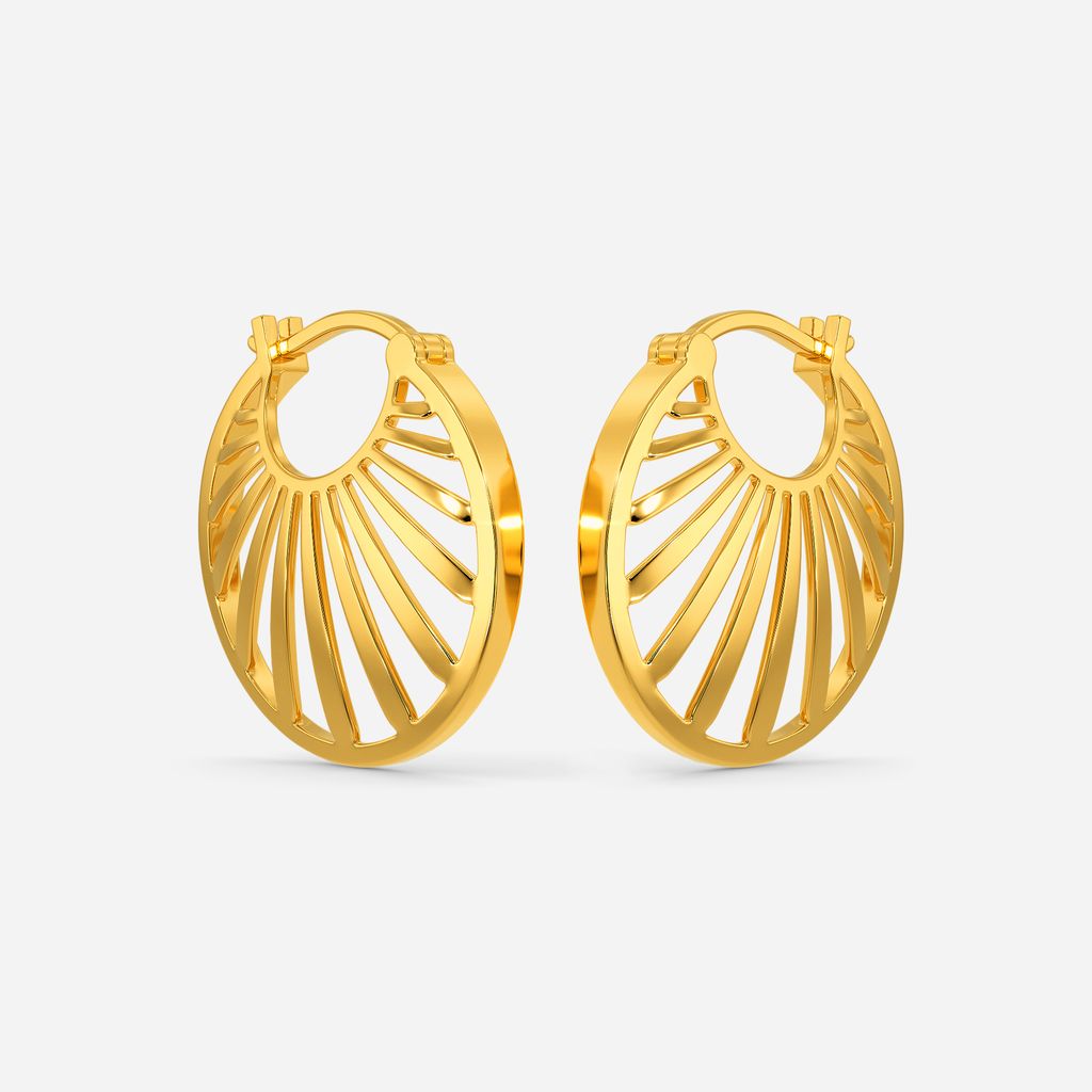 Sunset Soiree Gold Earrings