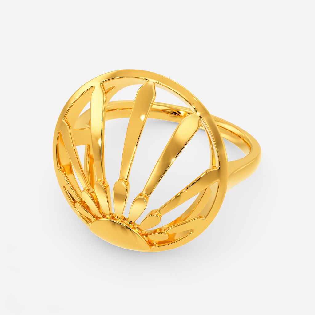 Totally Sunlit Gold Rings alternate view 2