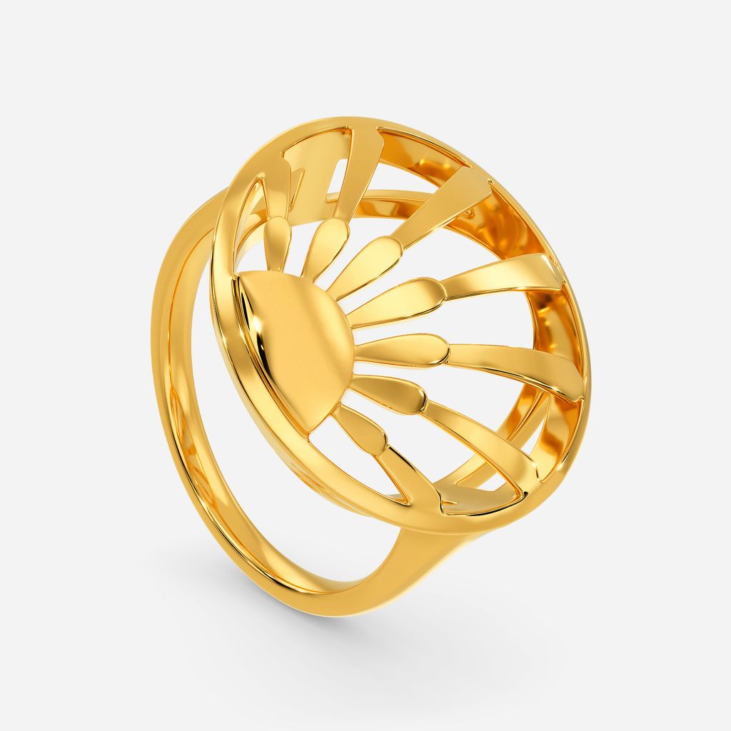 Totally Sunlit Gold Rings image