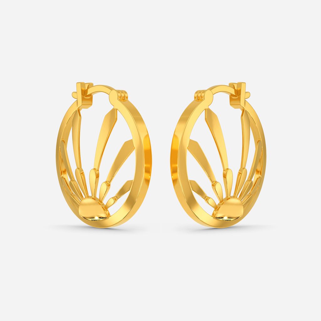 Totally Sunlit Gold Earrings