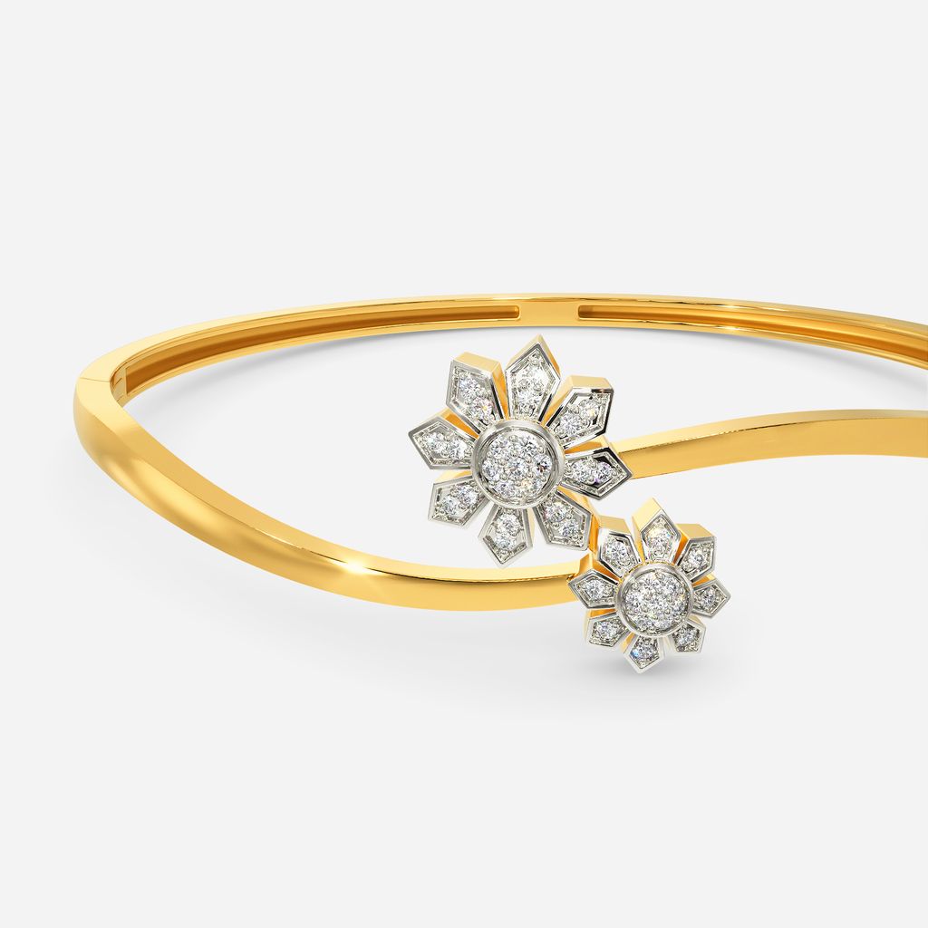 Brighter Than Sun Diamond Bangles