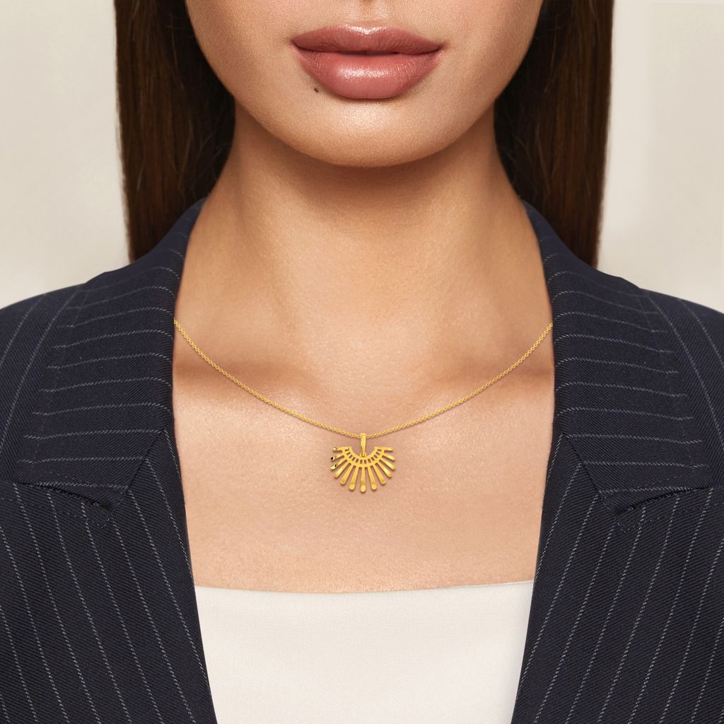 Sunset Soiree Gold Pendants
