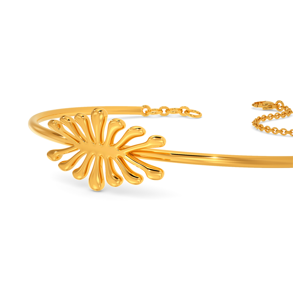 Ocean Play Gold Bangles