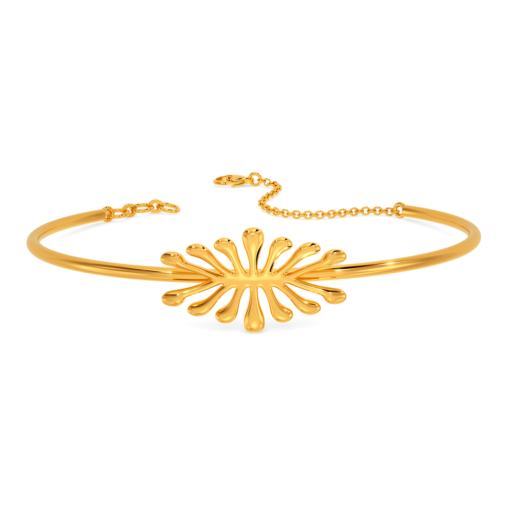 Ocean Play Gold Bangles