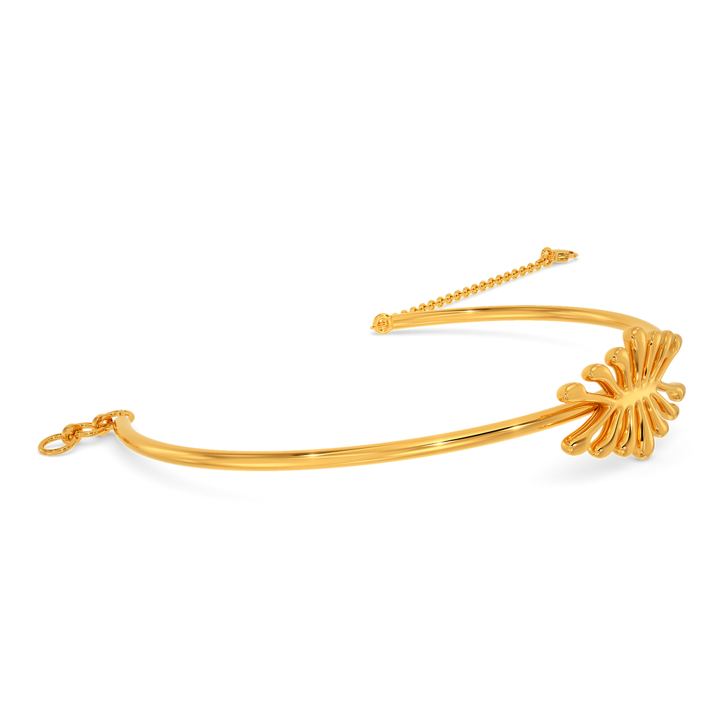 Ocean Play Gold Bangles