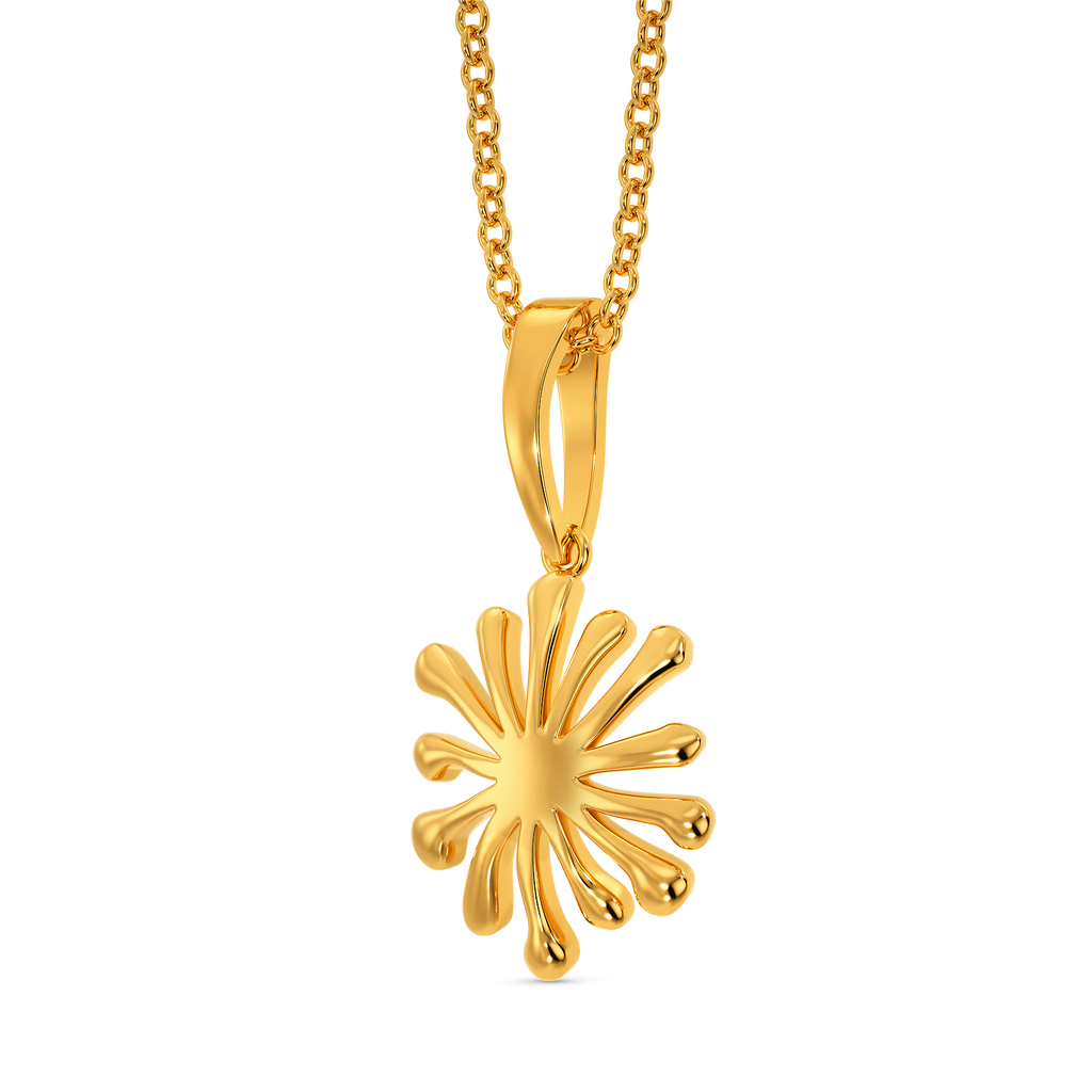 Ocean Play Gold Pendants