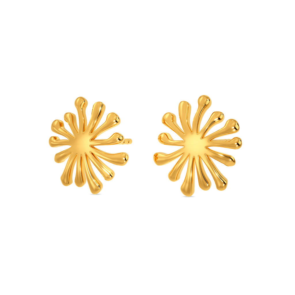 Ocean Play Gold Earrings